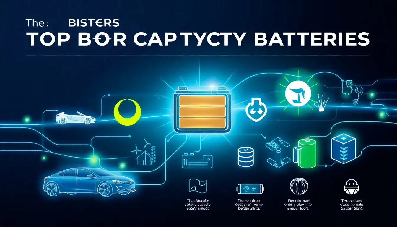 What are the top brands for high-capacity batteries