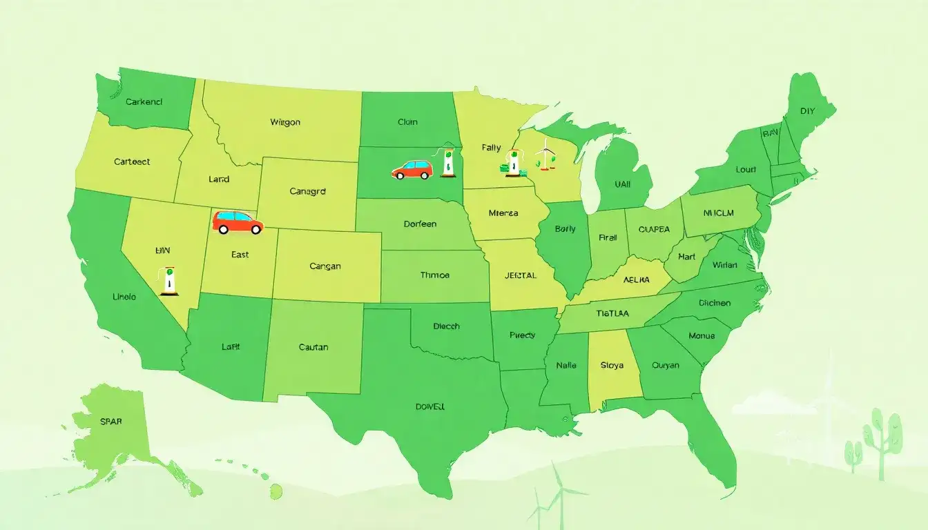Are there any states that offer more generous tax credits for EVs than the federal government