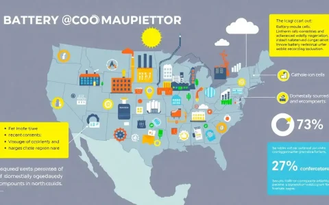 What percentage of battery components must be manufactured in North America to qualify for the tax credit
