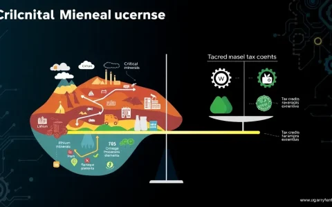 How does the critical mineral extraction or processing requirement affect the tax credit amount