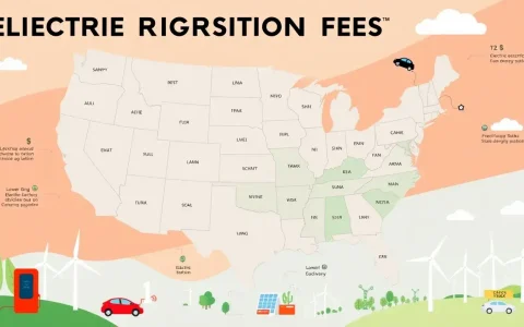 Are there any states that impose higher registration fees for electric vehicles