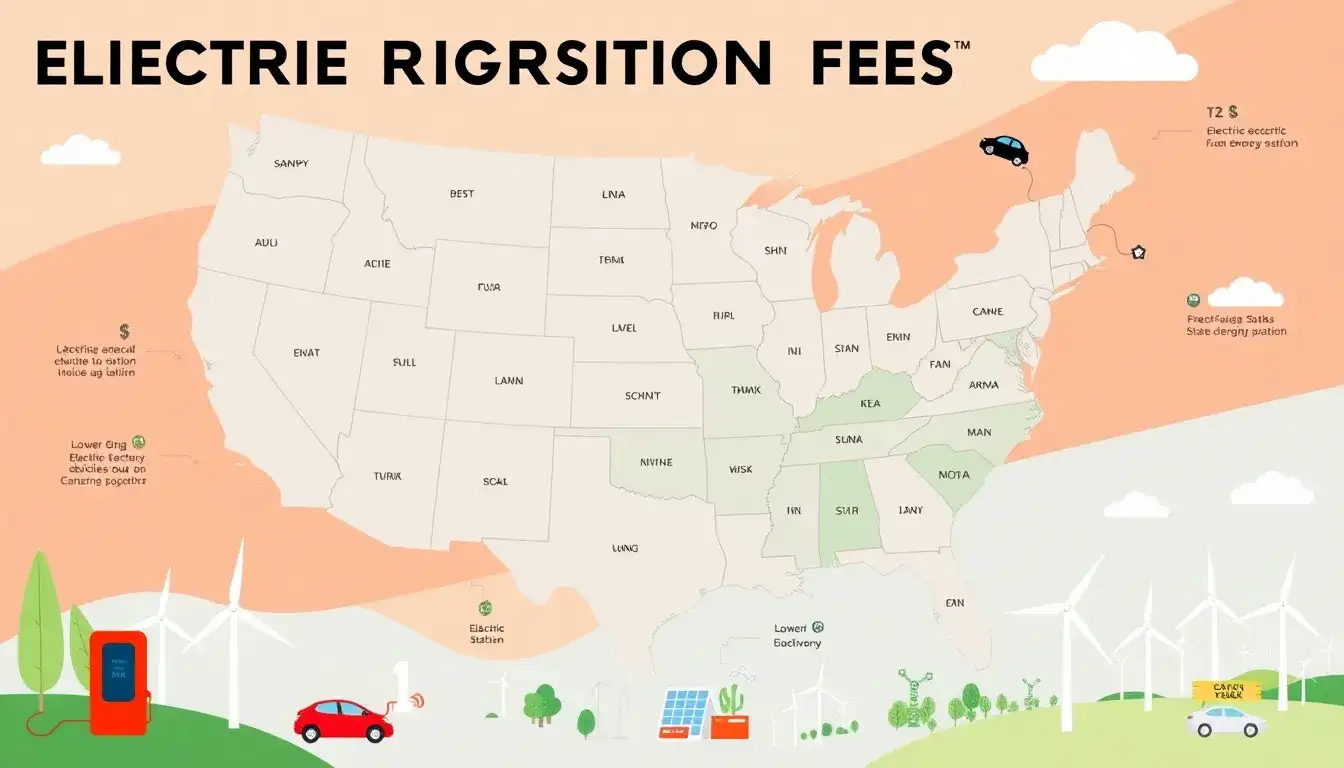 Are there any states that impose higher registration fees for electric vehicles