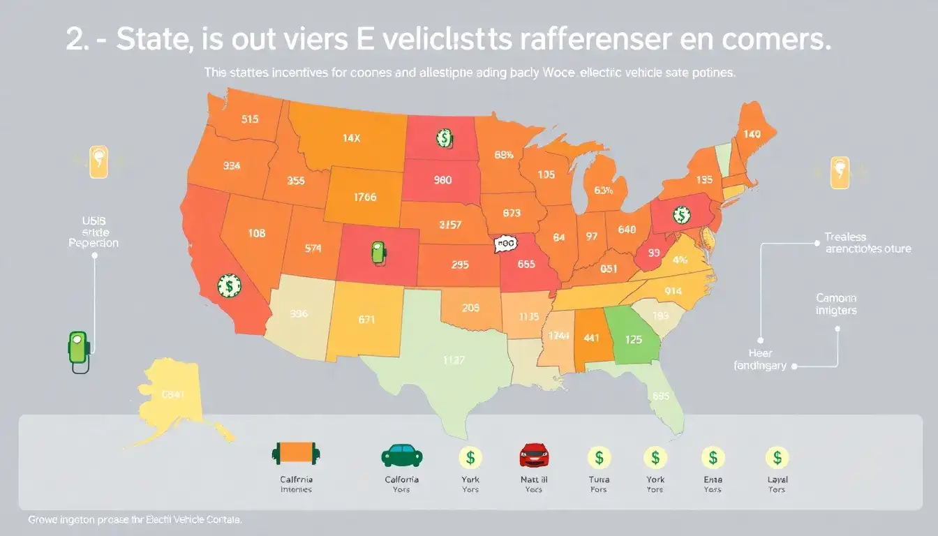 Which states offer the highest incentives for electric vehicle owners