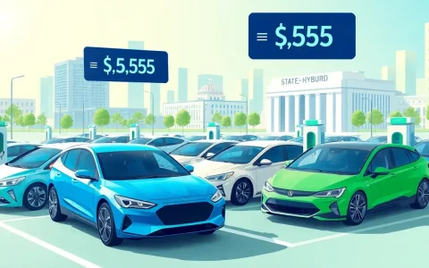 Are there any states that charge the same registration fee for both electric and hybrid vehicles