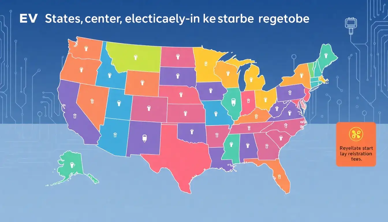 Which states have increased their EV registration fees recently