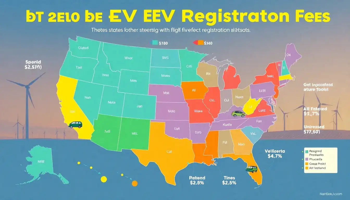 Are there any states that have decreased their EV registration fees
