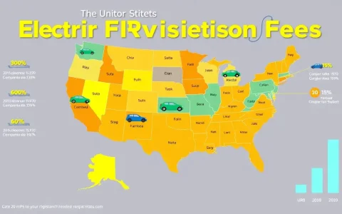How do EV registration fees compare between states