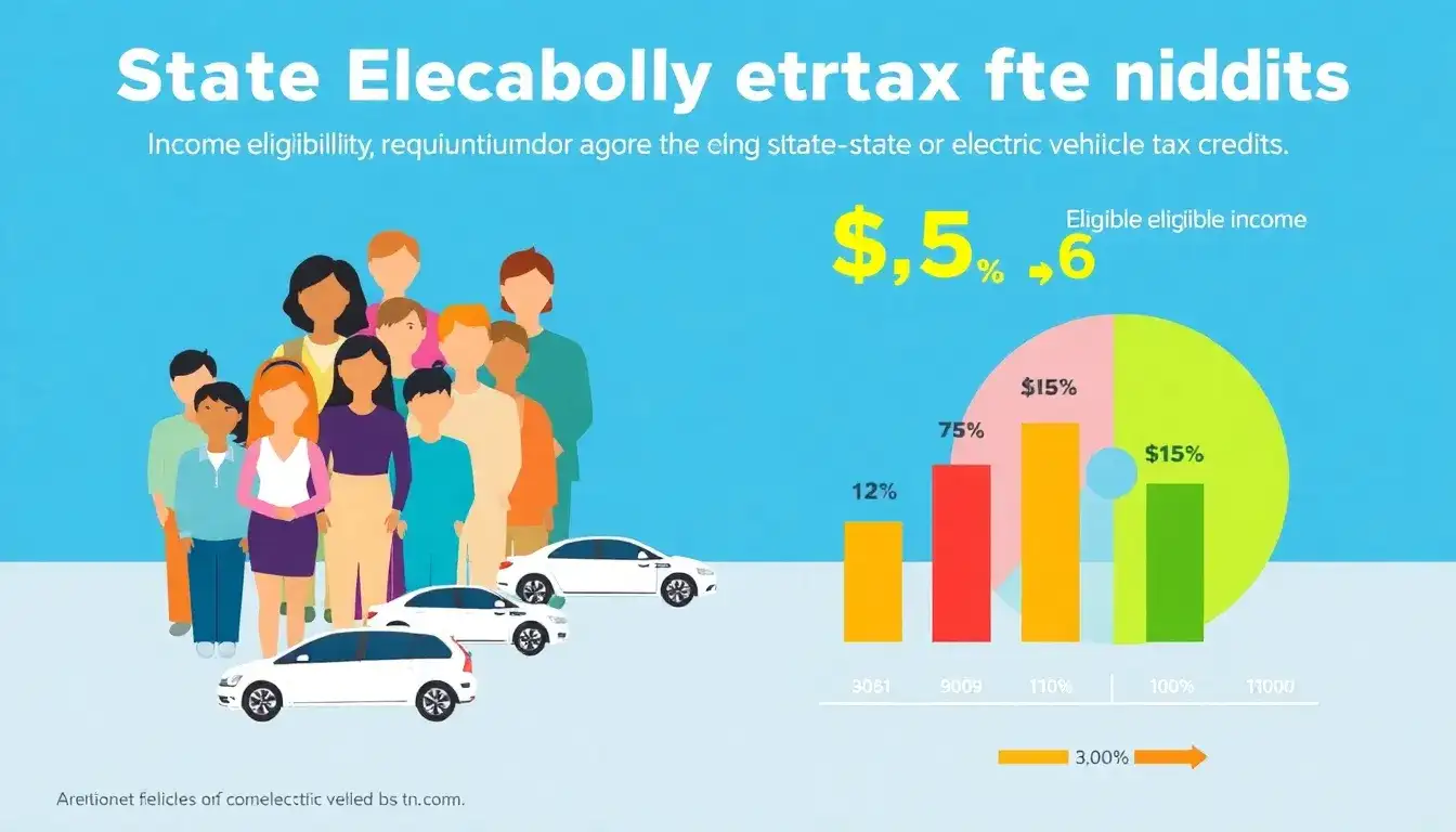 What are the income eligibility requirements for state EV tax credits