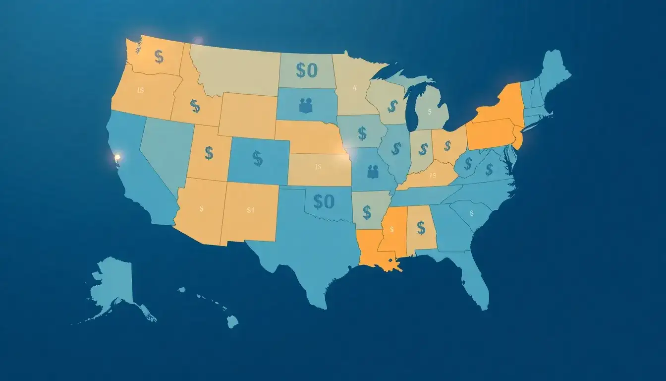 Are there any states with no income limits for Medicaid eligibility