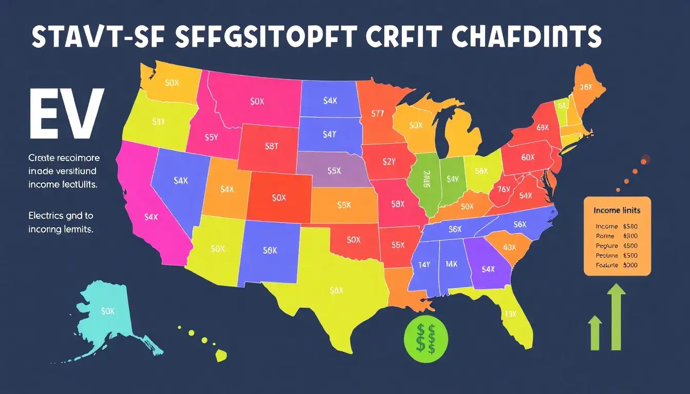 Are there any state-specific EV tax credits with higher income limits
