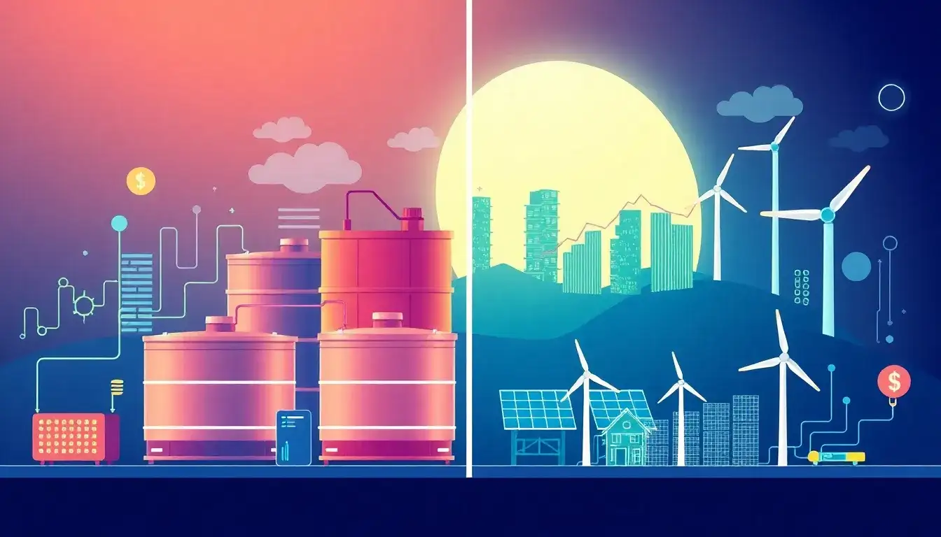 How do operational expenses for energy storage facilities impact overall business costs