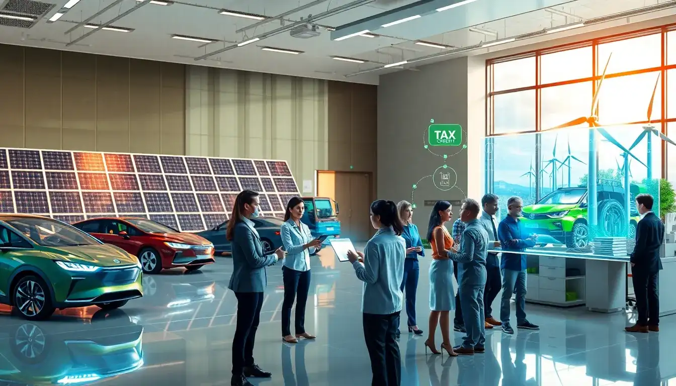 Are there specific manufacturers known for including the tax credit in their leases