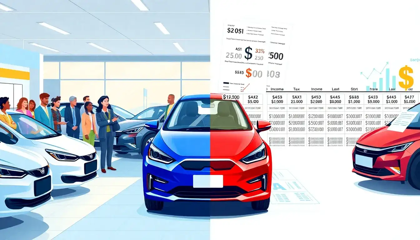 How do income limits impact the tax credits for leased EVs