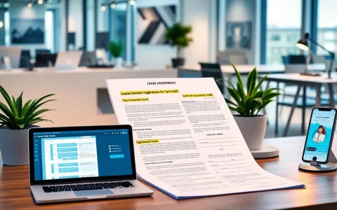 What should I look for in a lease agreement to confirm the tax credit is applied