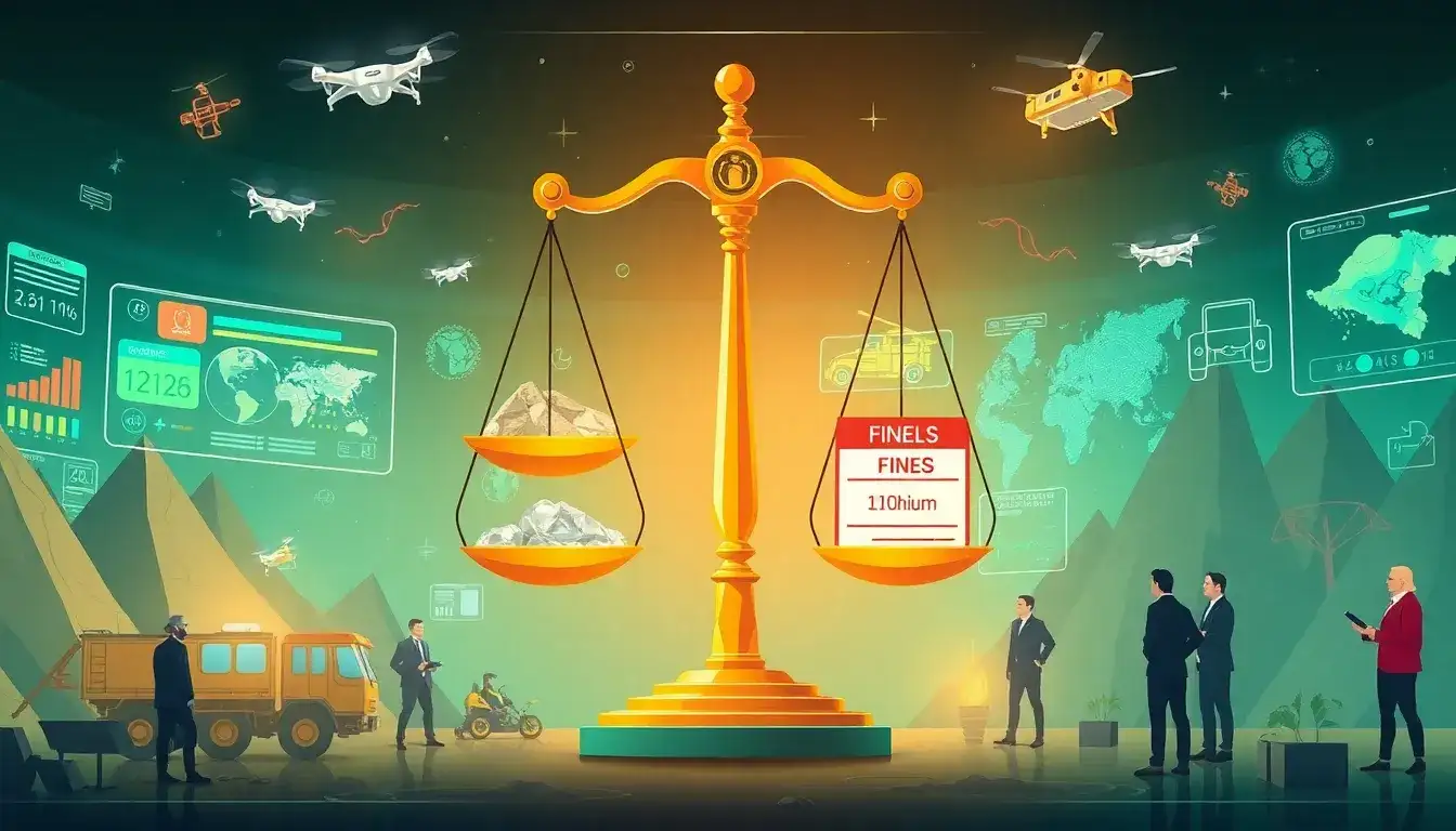 What are the penalties for not meeting the critical mineral requirements