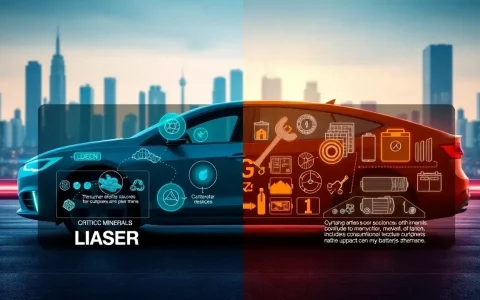 How does the critical mineral requirement differ for leased EVs