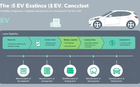 What are the eligibility requirements for the EV tax credit for leases
