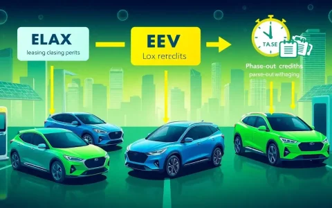 Are there any phase-out rules for tax credits on leased EVs
