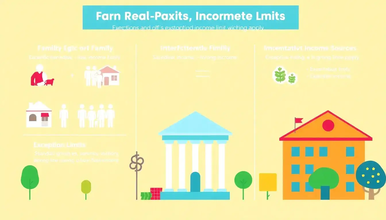 Are there any exceptions to the income limits for the lease tax credit