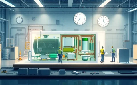 What are the typical installation times for vanadium redox flow batteries