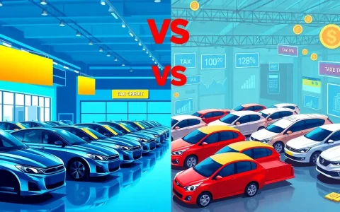 How does the purchase tax credit differ for new versus used vehicles