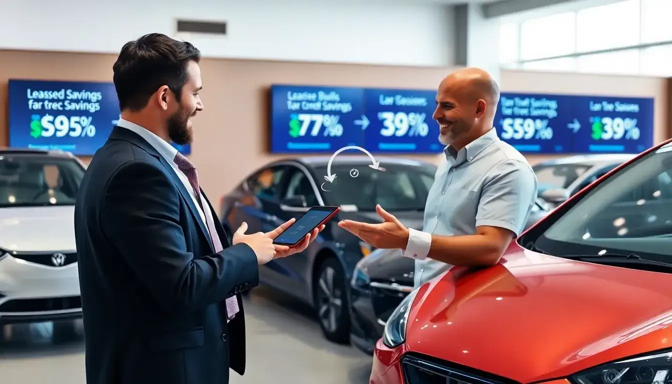 How do dealerships typically pass on the tax credit savings to lessees