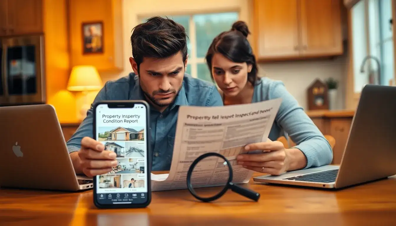 What steps can a buyer take if they suspect the seller has falsified the property condition report