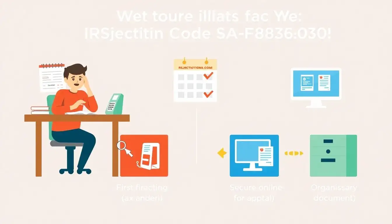 What steps should I take if the IRS reject code is SA-F8936-030