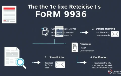 What steps should I take if the IRS rejects my Form 8936 due to a VIN error
