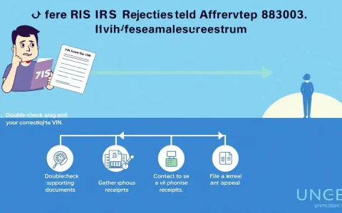 What steps should I take if the IRS still rejects my Form 8936 after correcting the VIN