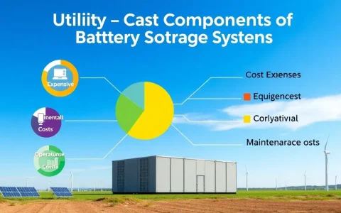 How significant are installation expenses compared to other cost components in utility-scale battery storage