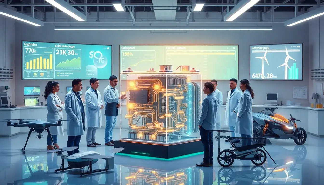 What innovations are being made in battery storage technology to reduce costs