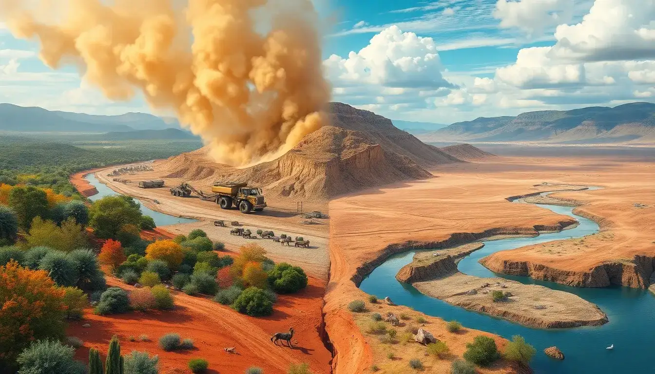 How does the extraction of lithium affect local ecosystems