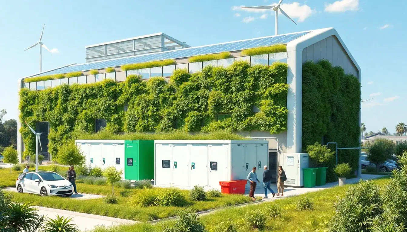 What sustainable practices are being implemented in battery storage systems