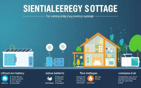 What types of residential energy storage systems are most efficient