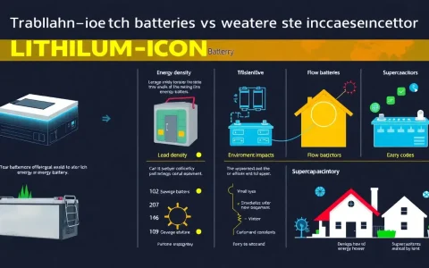 How do lithium-ion batteries compare to other types of residential energy storage systems