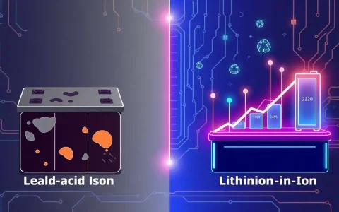 How do lead-acid batteries compare to lithium-ion batteries in terms of lifespan