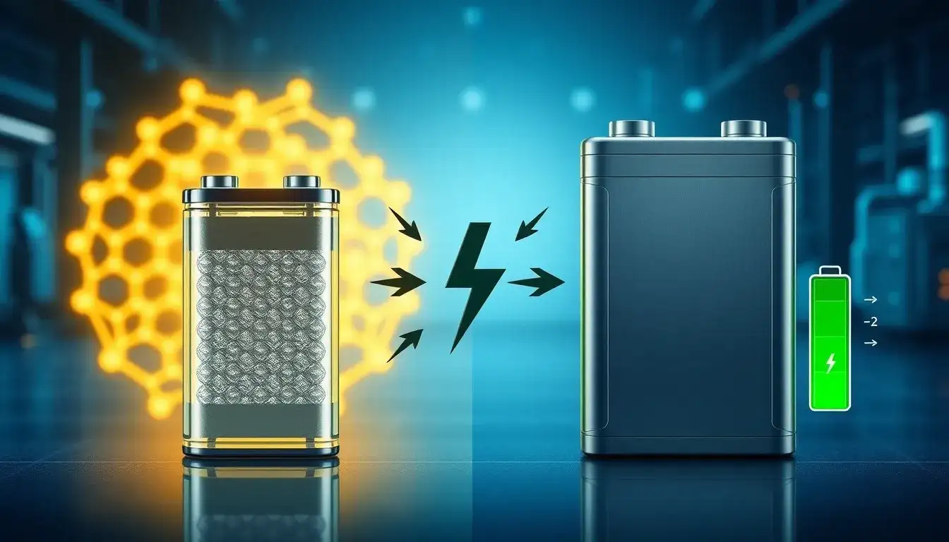 How do graphene-based batteries compare to traditional lithium-ion batteries