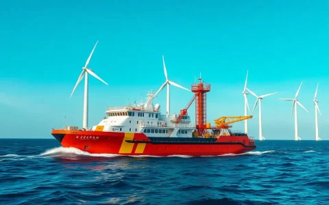 Zhongtian's Construction Vessel Sets New Benchmark in Offshore Wind Farm Operations