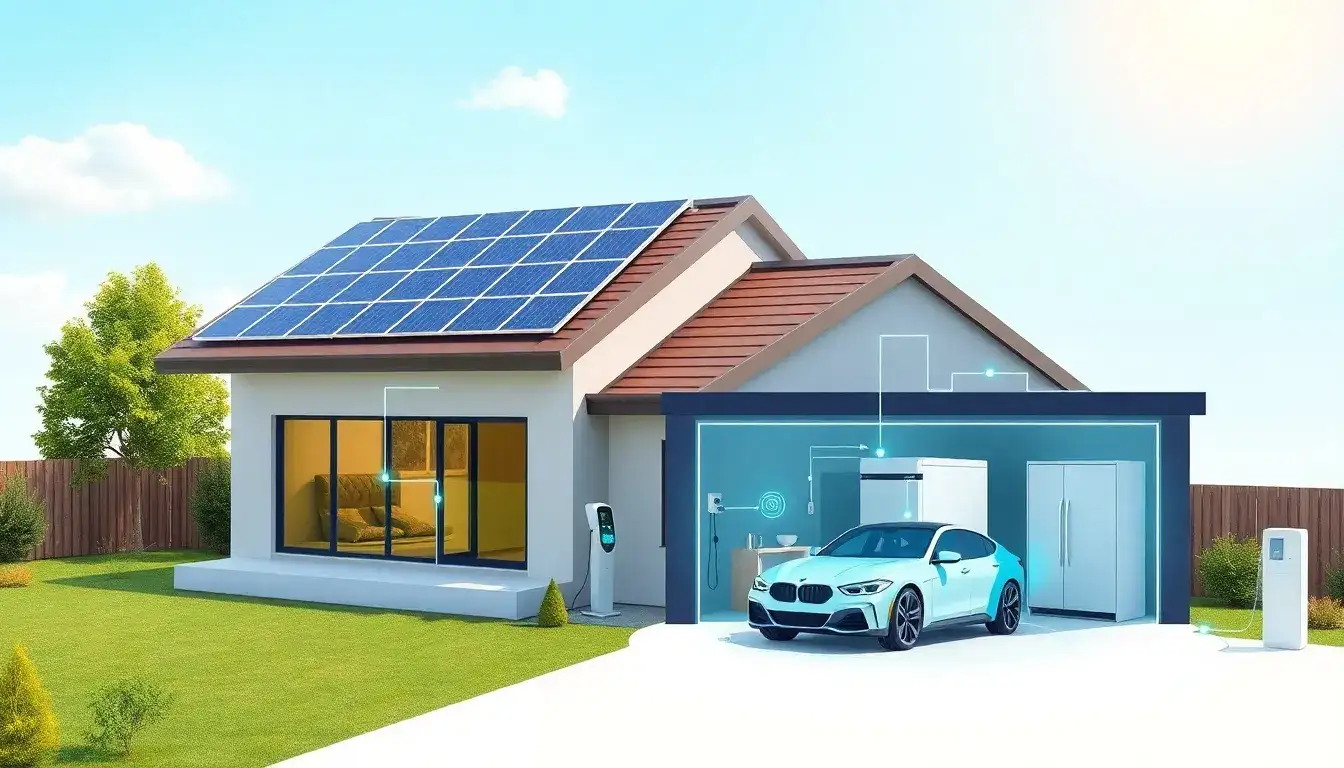 What are the benefits of using a hybrid inverter with a battery system