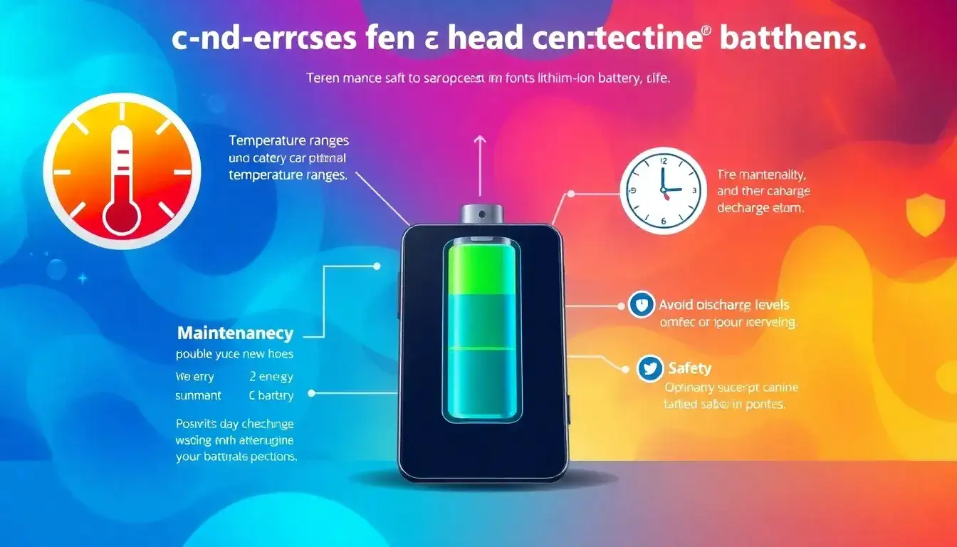 Are there specific maintenance tips to prolong the life of lithium-ion batteries