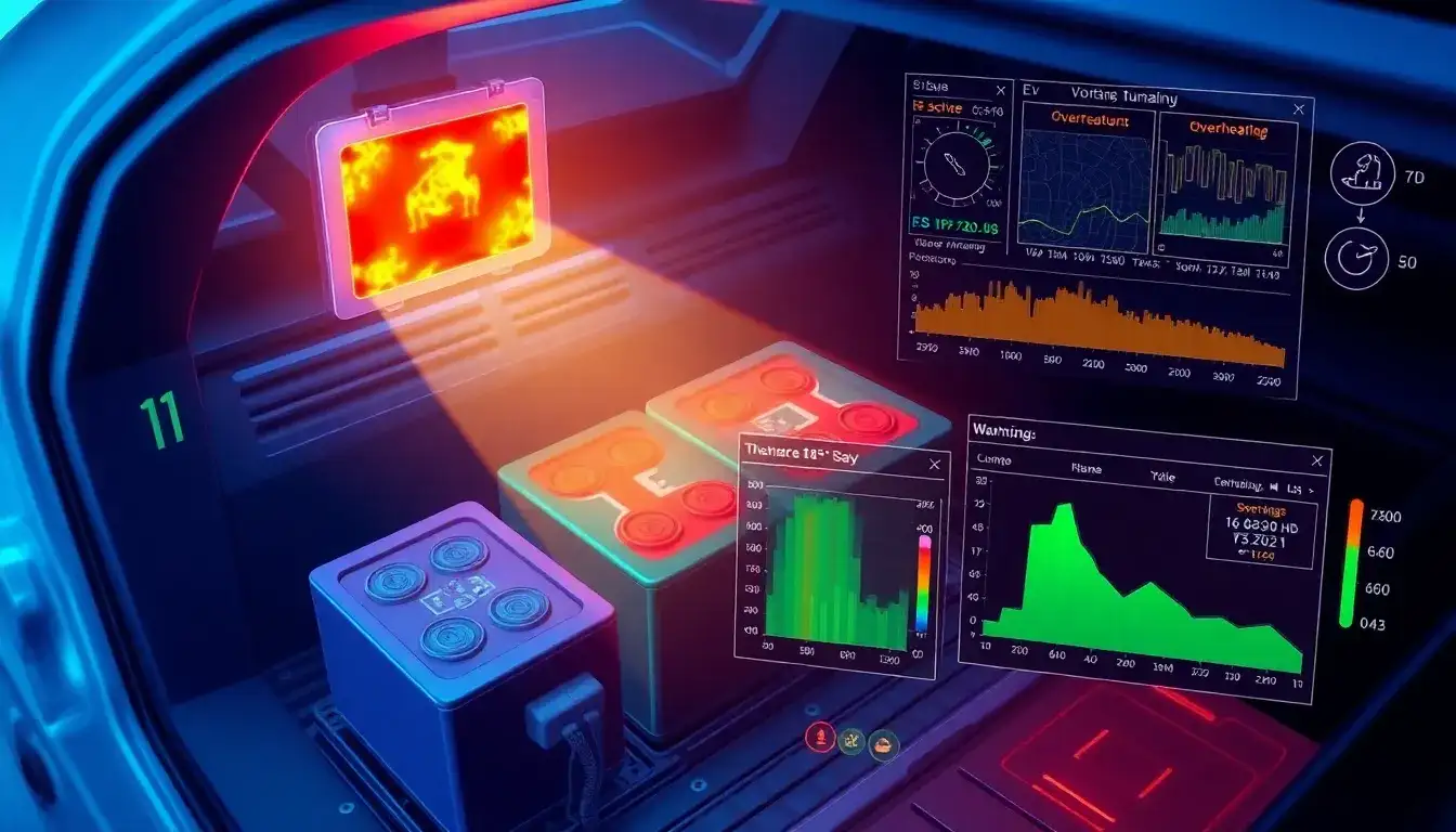 How do battery management systems detect early signs of thermal runaway