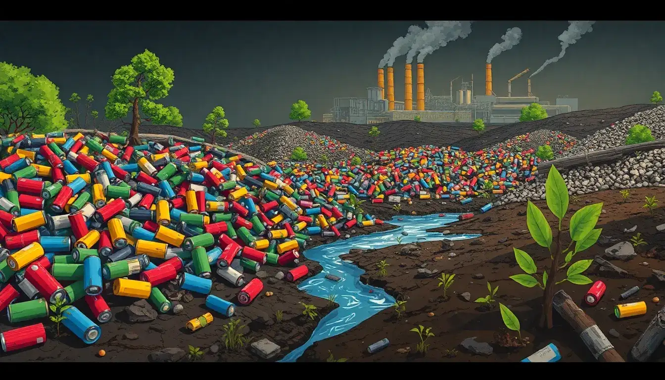 Are there any environmental concerns associated with the disposal of lithium-ion batteries