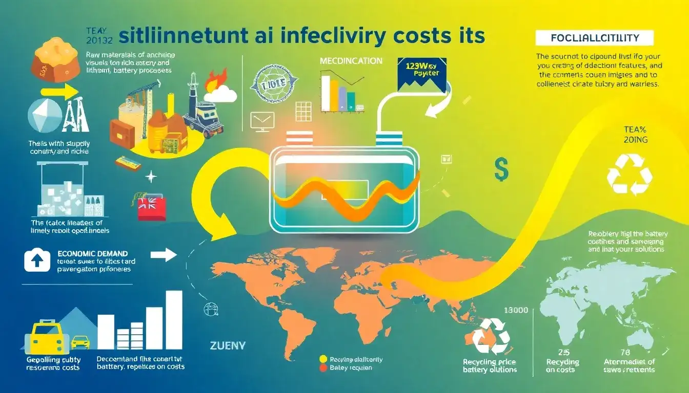 What factors contribute to the fluctuation in lithium-ion battery costs
