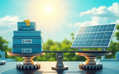 How does the cost of lithium-ion batteries impact the overall cost of solar panel systems