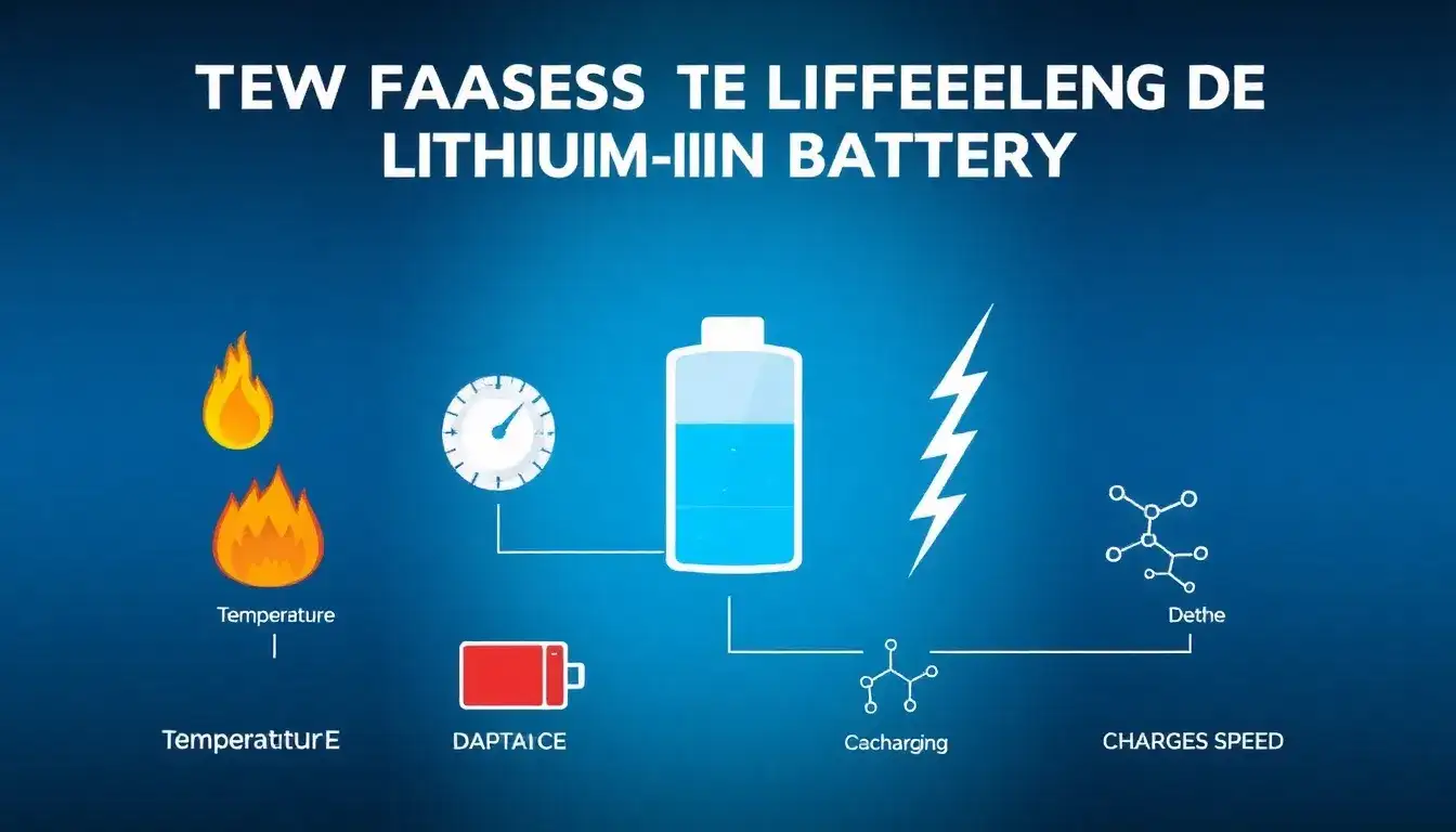 What factors most influence the lifespan of lithium-ion batteries