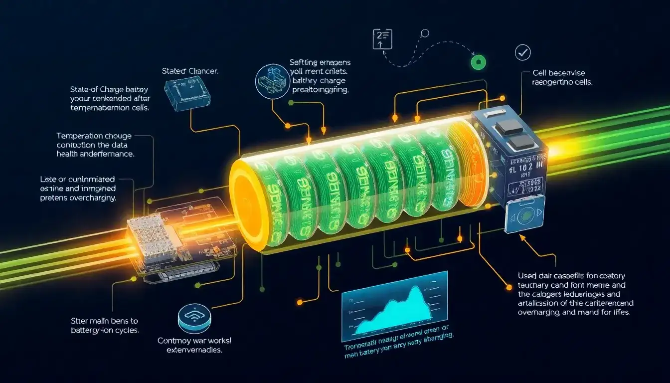 What role does the battery management system play in extending the lifespan of lithium-ion batteries