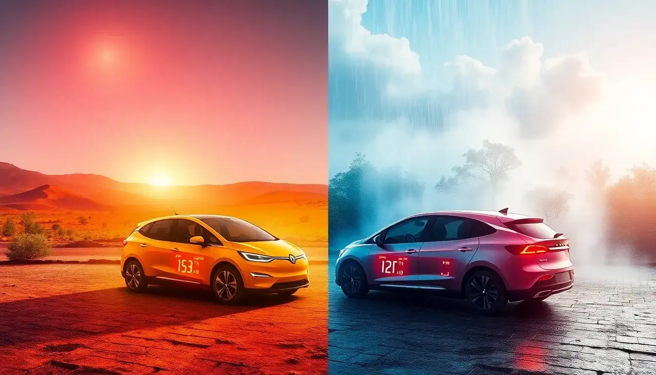 How do environmental conditions like temperature and humidity affect the lifespan of lithium-ion batteries in electric vehicles