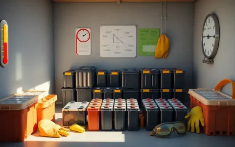 What are the best practices for storing lithium-ion batteries during extended periods