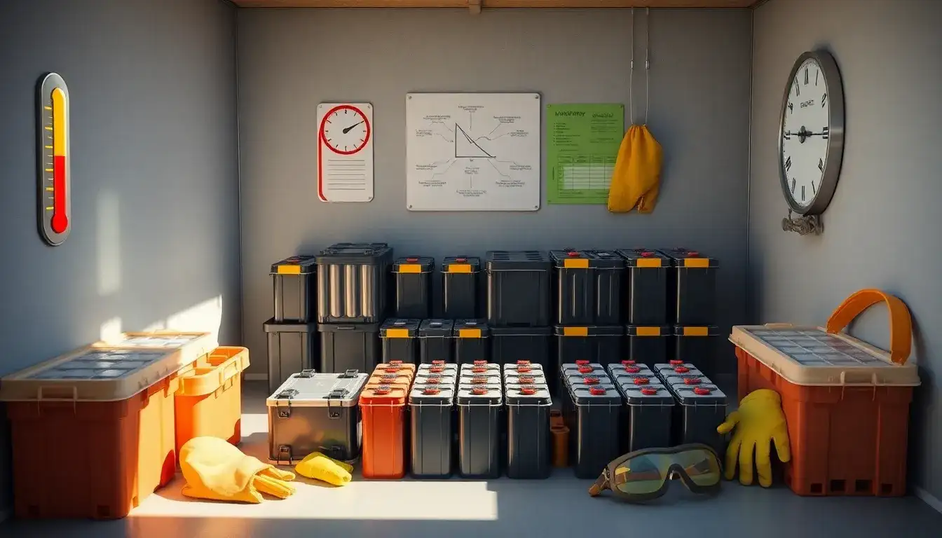 What are the best practices for storing lithium-ion batteries during extended periods